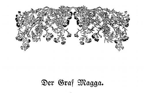 Faksimile Der Graf Magga