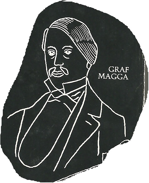 Graf Magga auf Buchtitel